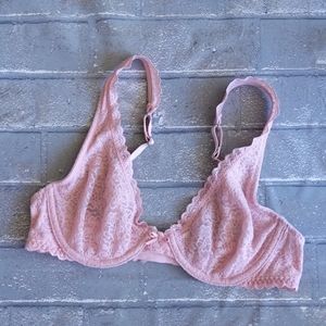 Aerie Blush Pink Underwire Bra 34B